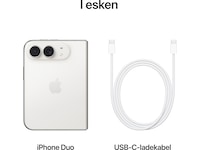 iPhone Duo 256GB (star white) Mobiltelefoner