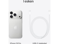 iPhone 18 Pro 256GB (silver) Mobiltelefoner