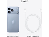 iPhone 18 Pro Max 1TB (glacier) Mobiltelefoner