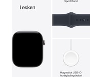 Apple Watch Series 12 GPS 46mm aluminium (space grey) Smartklokker