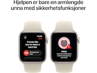Apple Watch SE 3 GPS 40mm Aluminium (Starlight) Smartklokker