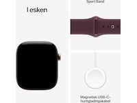 Apple Watch Series 12 GPS + LTE 46mm Titanium (radiant gold) Smartklokker