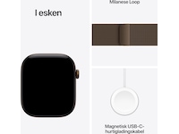 Apple Watch Series 12 GPS + LTE 46mm Aluminium (dark bronze) Smartklokker