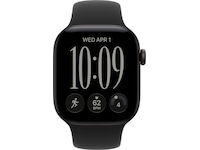 Apple Watch Series 12 GPS + LTE 42mm Aluminium (sort) Smartklokker