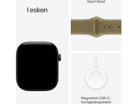 Apple Watch Series 12 GPS + LTE 46mm Aluminium (dark bronze) Smartklokker