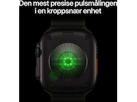 Apple Watch Ultra 4 GPS + LTE 49mm titan (sort) Smartklokker