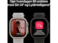 Apple Watch Ultra 4 GPS + LTE 49mm titan (sort) Smartklokker