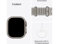 Apple Watch Ultra 4 GPS + LTE 49mm titan (natural) Smartklokker