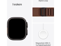 Apple Watch Ultra 4 GPS + LTE 49mm Titanium (black) Smartklokker