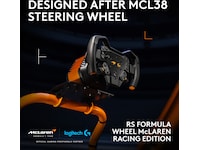 Logitech RS50 System og pedaler for PS – McLaren Racing Edition Ratt og pedaler