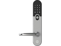 Yale Entrus smart dørlås (børstet stål) + bridge Elektronisk dørlås