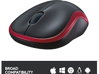 Logitech M185 Trådløs Mus Rød Mus