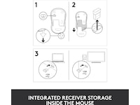 Logitech M185 Trådløs Mus Swift Grey Mus