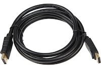 Displayport kabel 1m (sort) Monitorkabler
