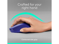 Logitech M330 Silent Plus Trådløs Blå Mus