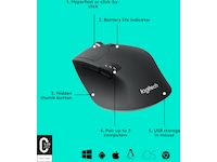 Logitech M720 Triathlon Trådløs Mus Mus