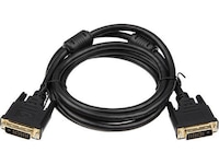 DVI-D kabel 3m (sort) Monitorkabler