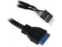 USB 3.0 til USB 2.0 Adapter 15cm (sort) USB-kabler