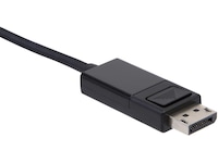 USB-C til Displayport kabel 2m (sort) Monitorkabler