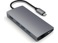 Satechi MultiPort 4K Docking V2 (stellargrå) Dockingstasjon & USB-HUB
