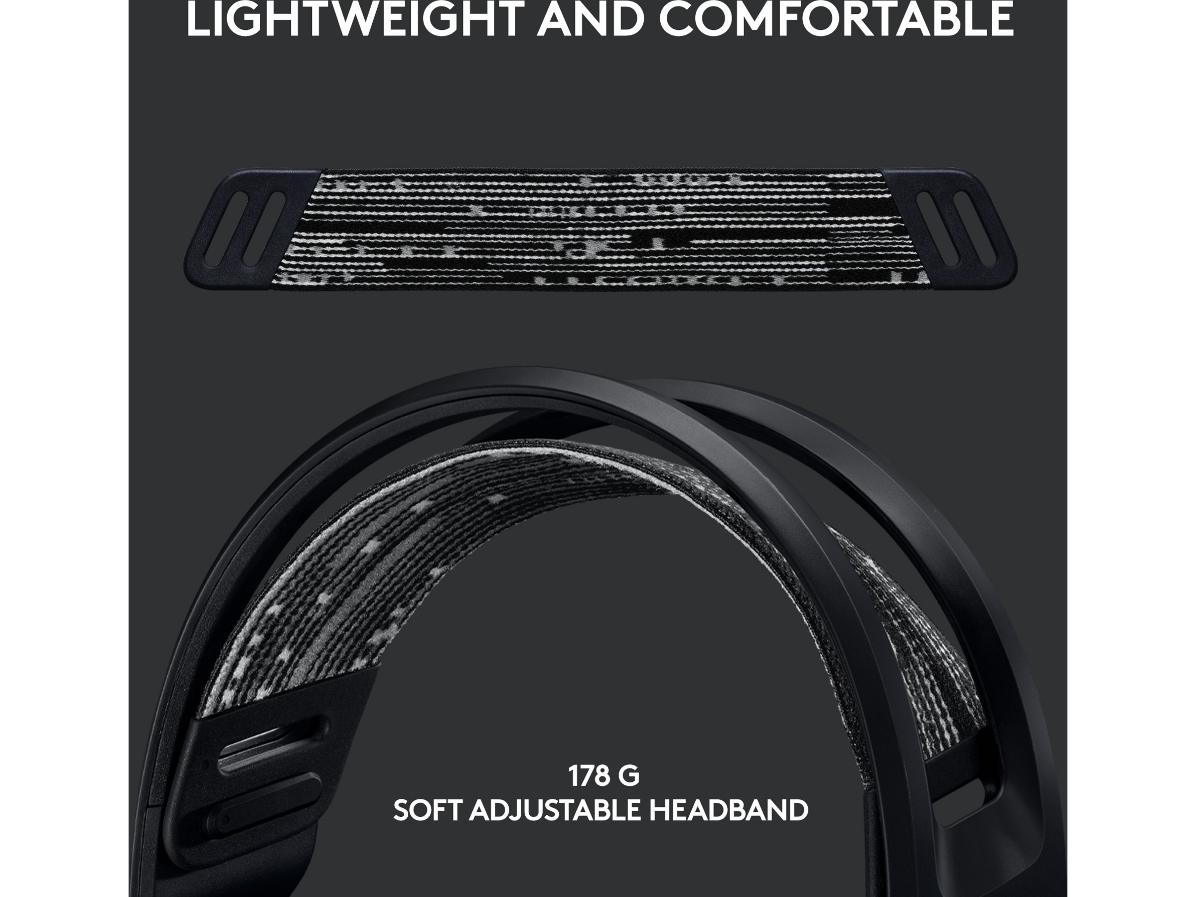 Logitech G733 LIGHTSPEED Trådløst Gaming Headset (sort) Gamingheadset