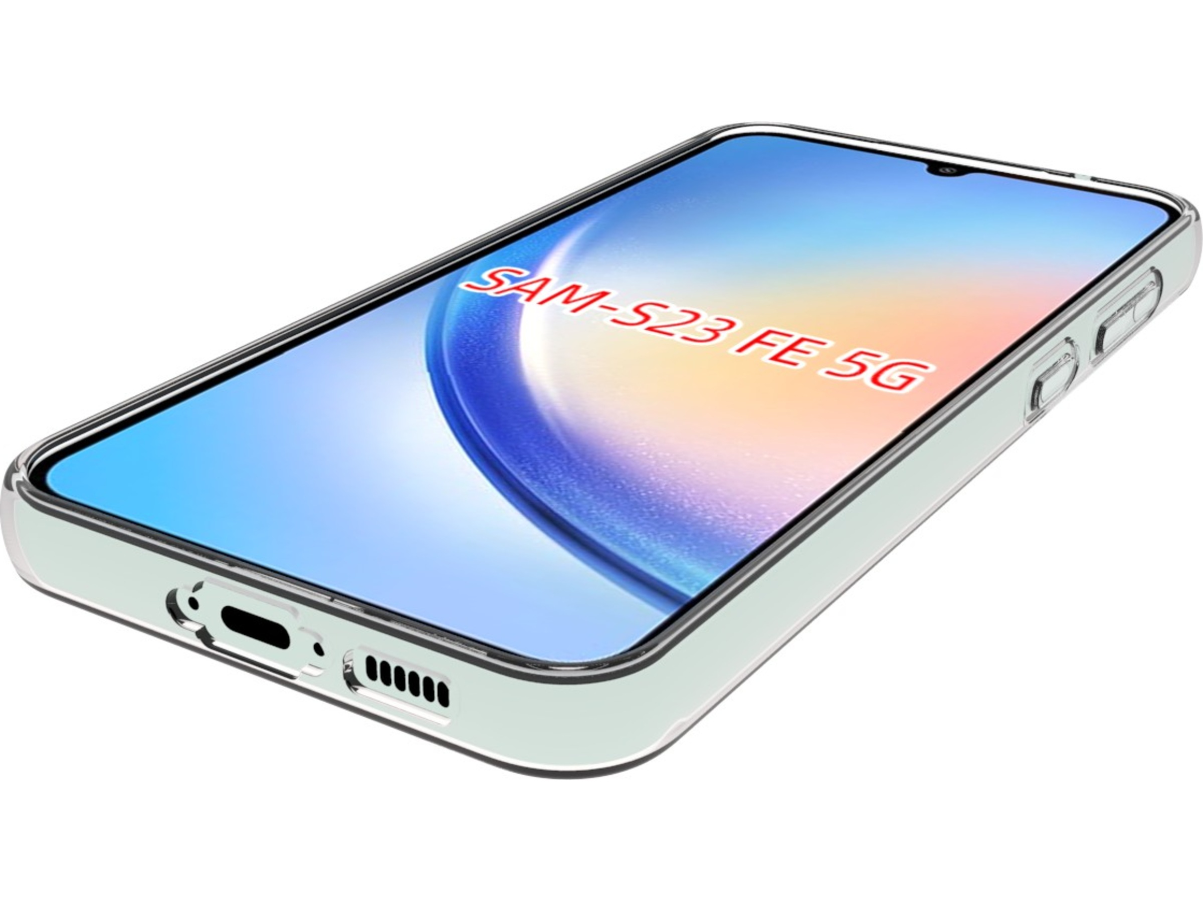 iiglo Galaxy S23 FE Silikondeksel (gjennomsiktig) Mobildeksel