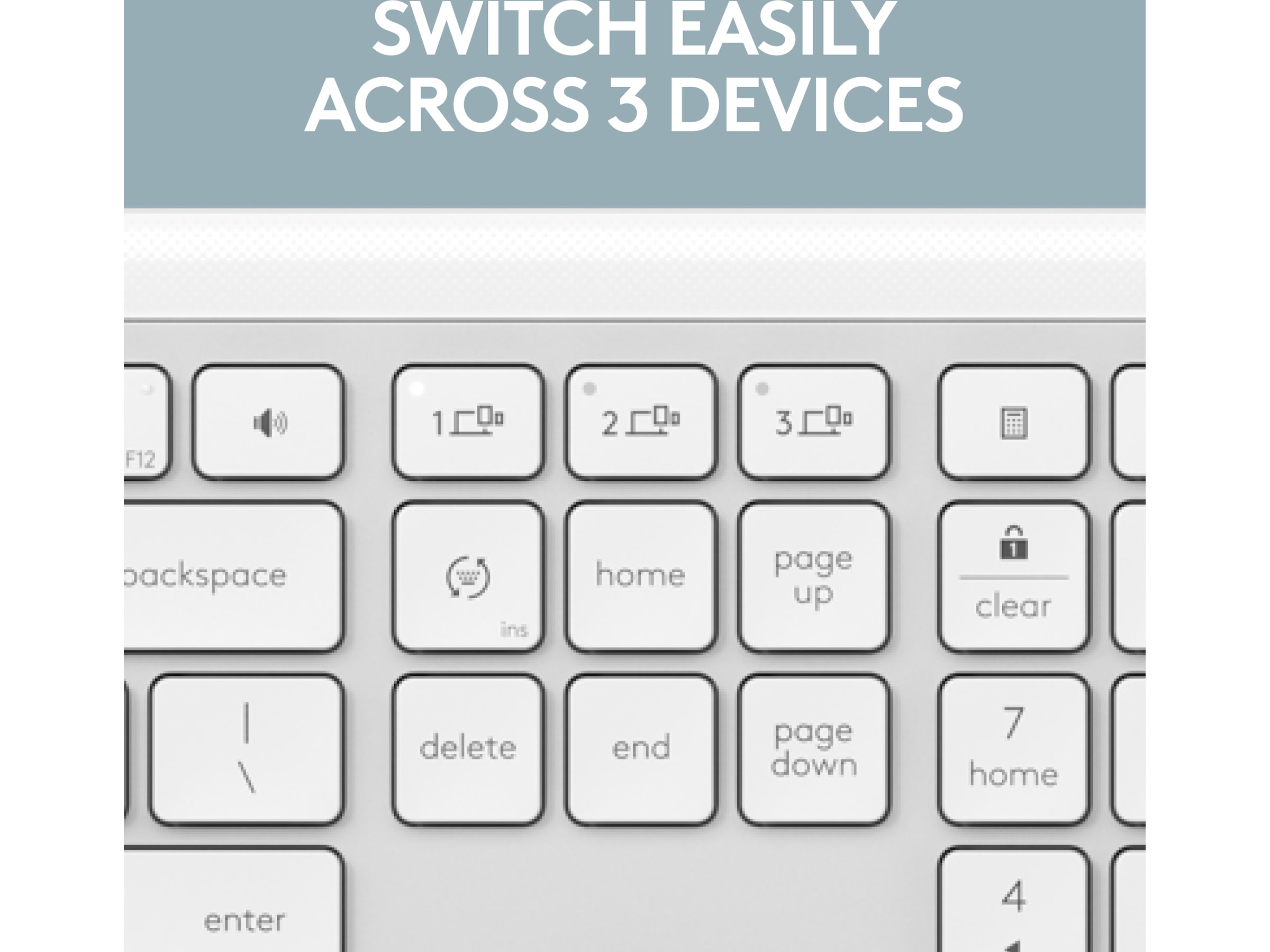 Logitech Signature Slim Combo MK950 (off-white) Mus & tastatur -kombipakker