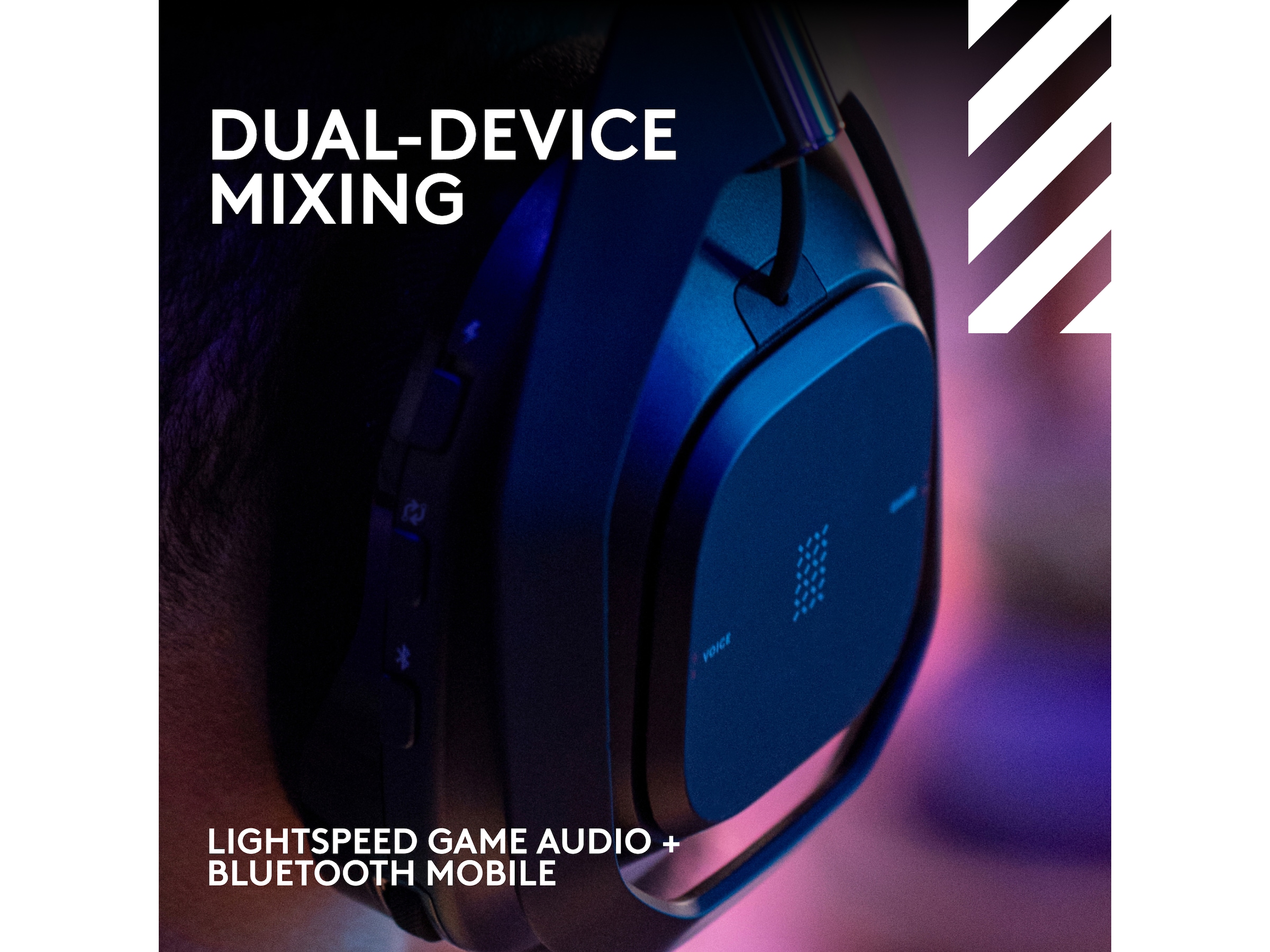 Astro A50 X LIGHTSPEED Trådløst Gaming headset + ladestasjon (sort) Gamingheadset