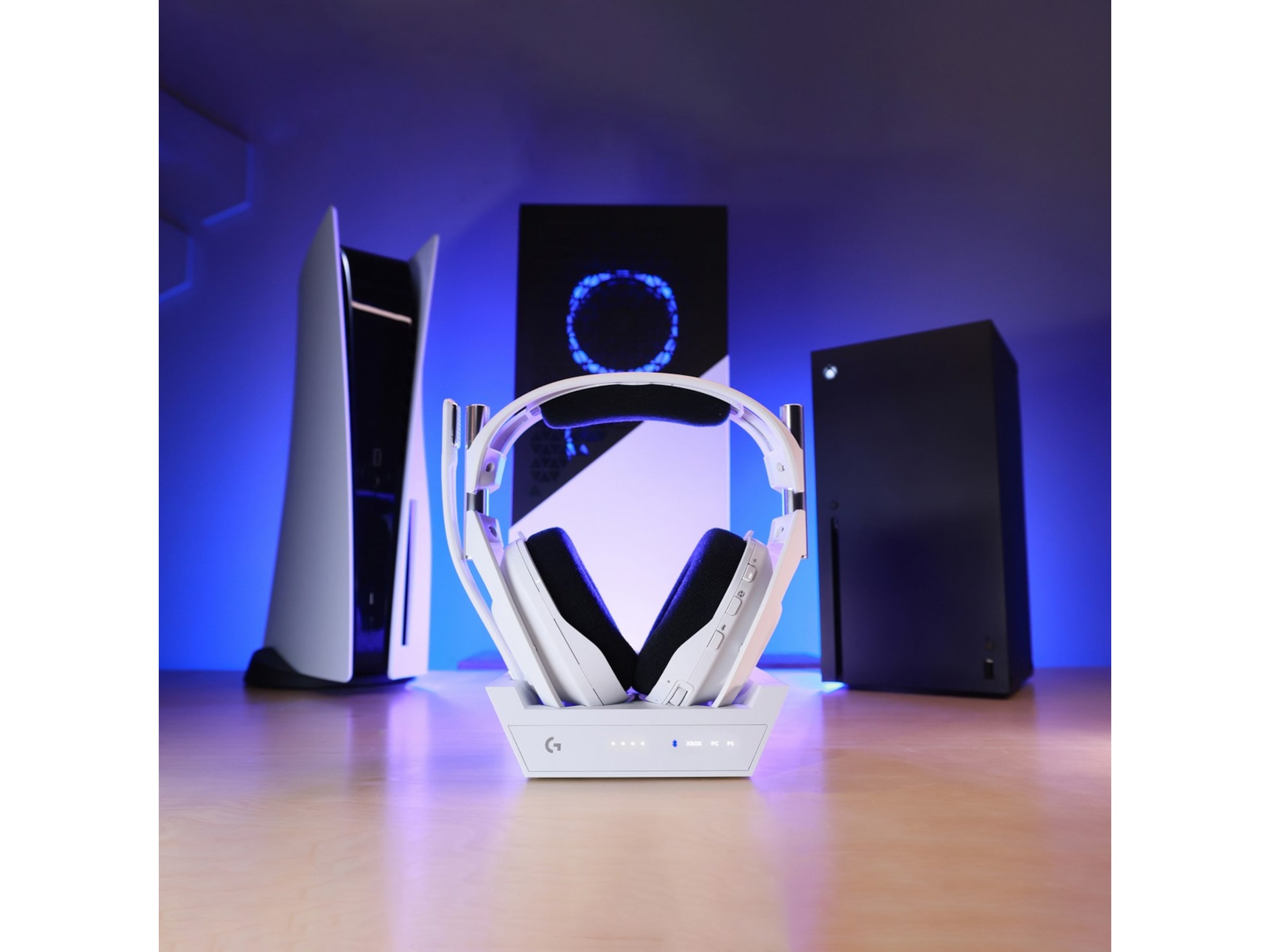 Astro A50 X LIGHTSPEED Trådløst Gaming headset + ladestasjon (hvit) -B-Grade Demo headset