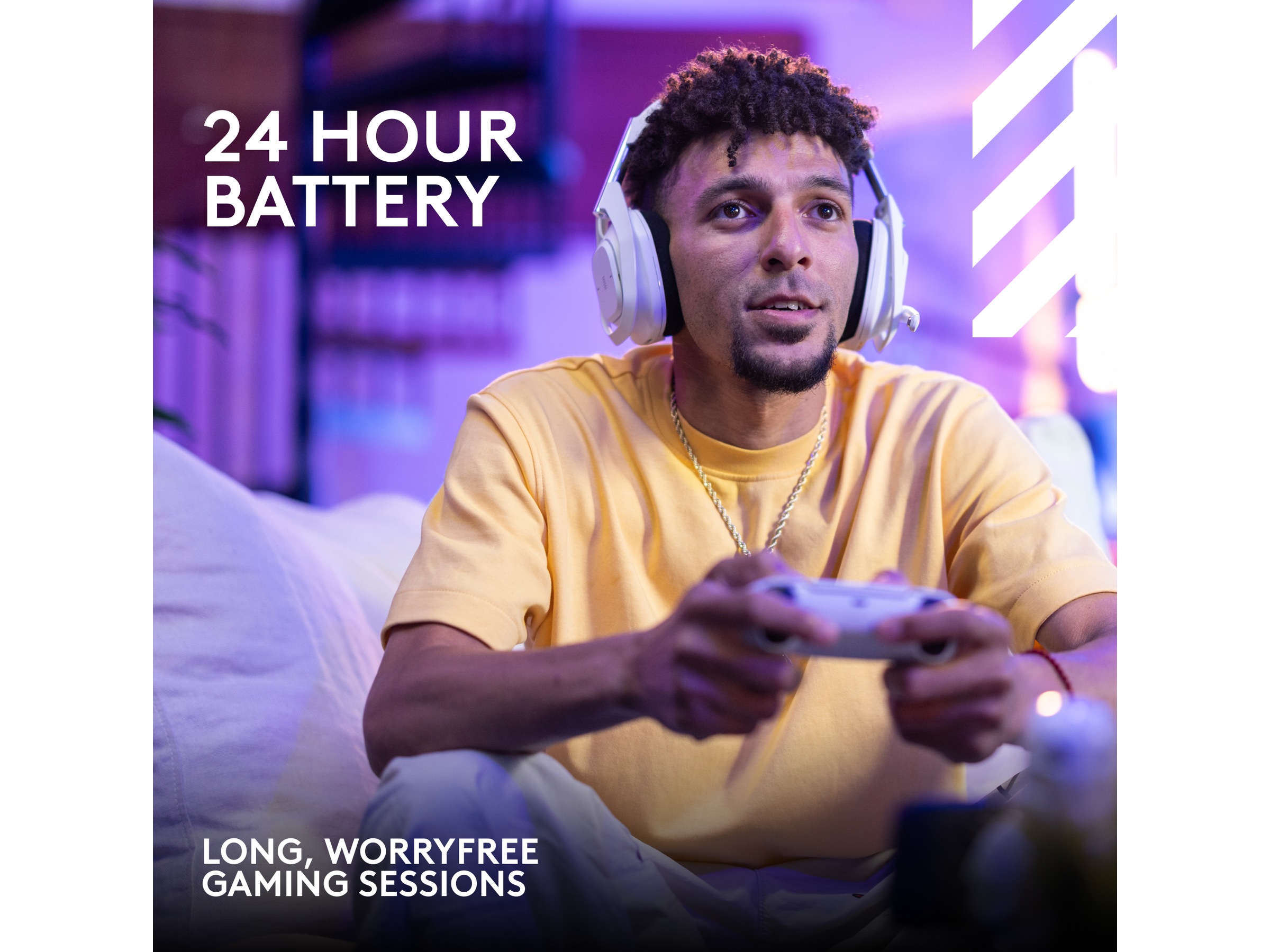 Astro A50 X LIGHTSPEED Trådløst Gaming headset + ladestasjon (hvit) -B-Grade Demo headset