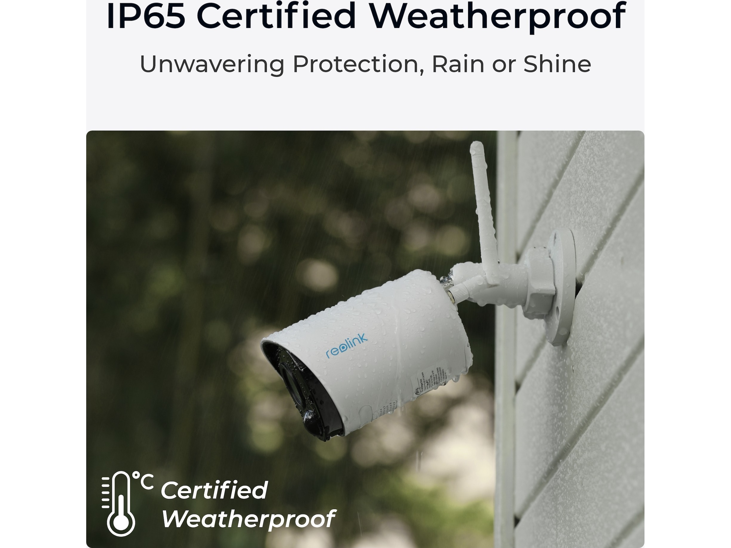 Reolink Argus Eco trådløs utendørs overvåkningskamera Overvåkningskameraer