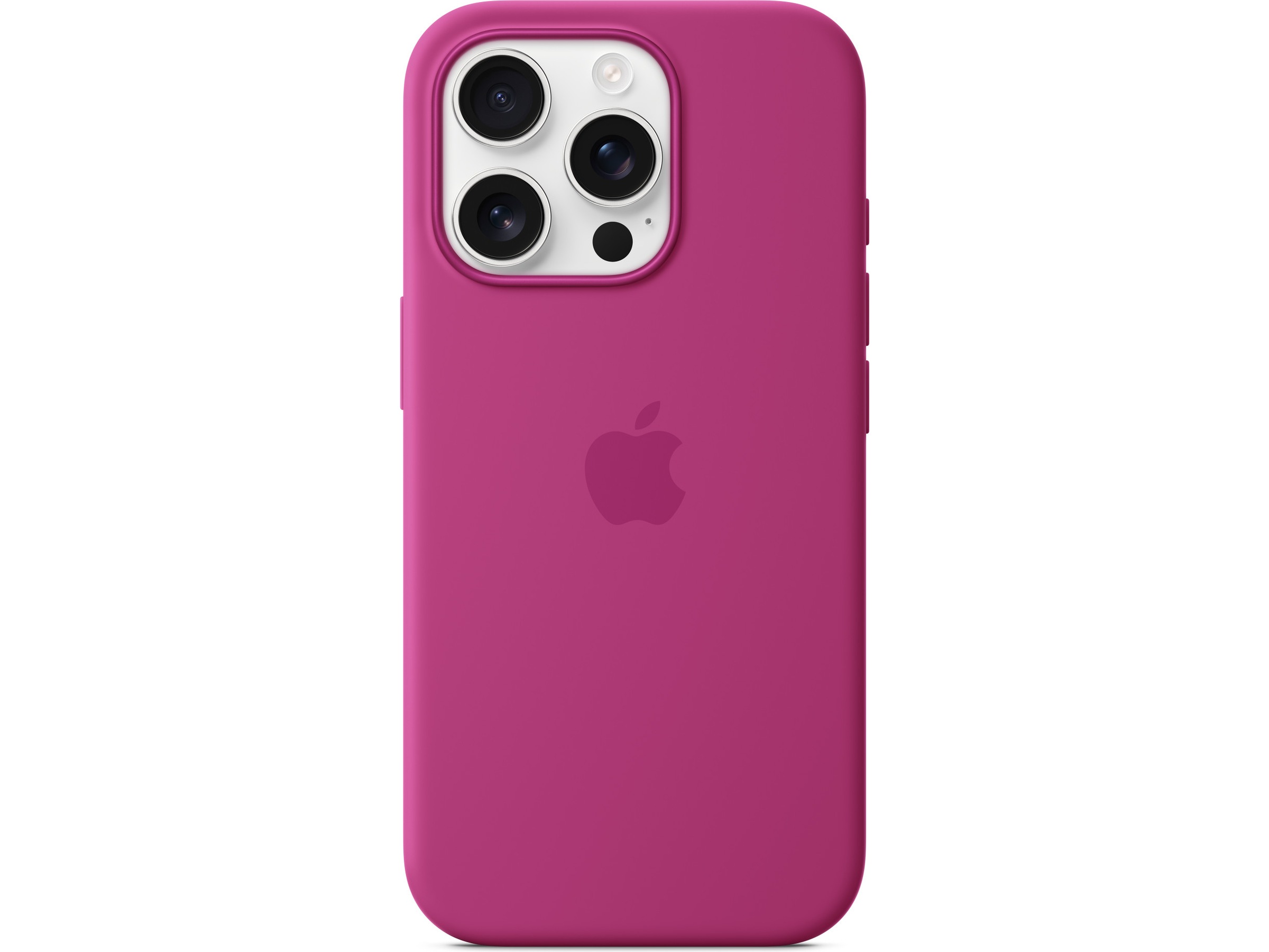 Apple iPhone 16 Pro Silikondeksel (fuksia) Mobildeksel