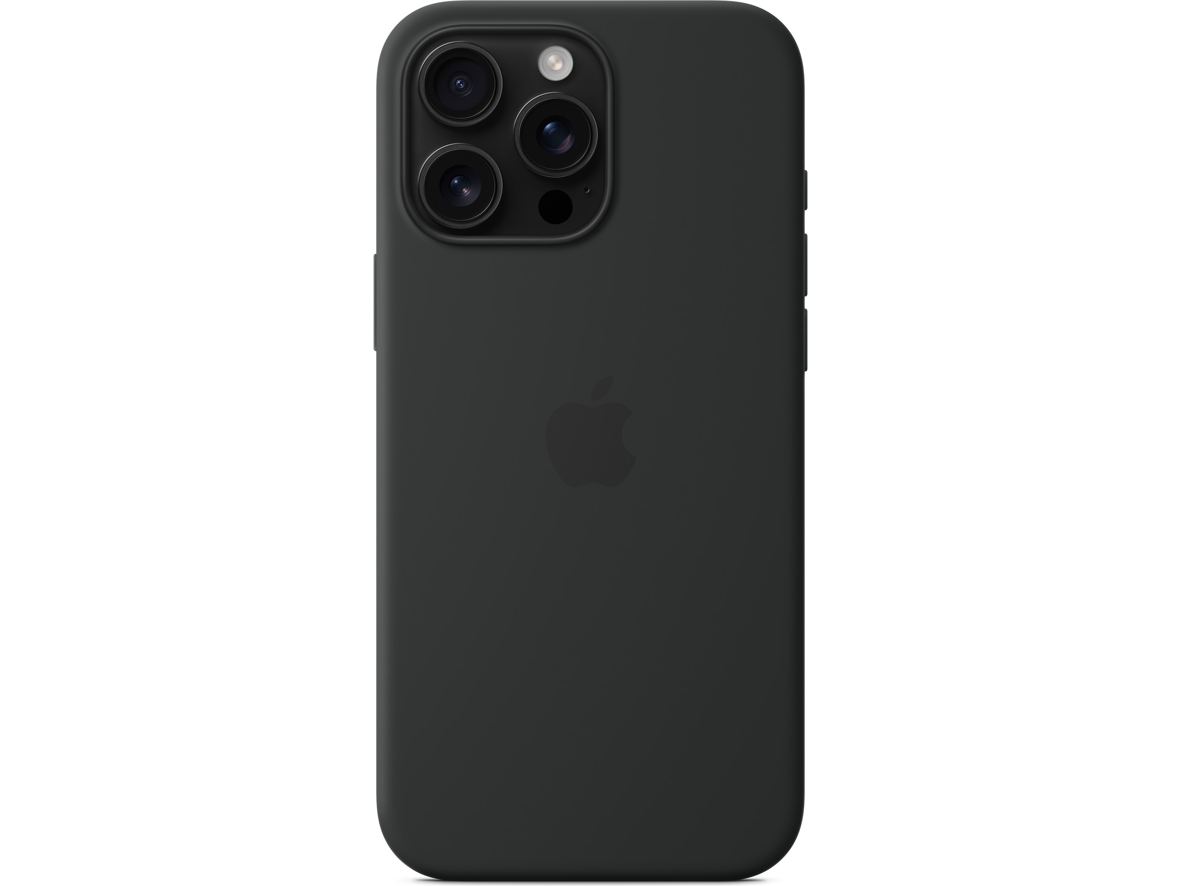 Apple iPhone 16 Pro Max Silikondeksel (sort) Mobildeksel