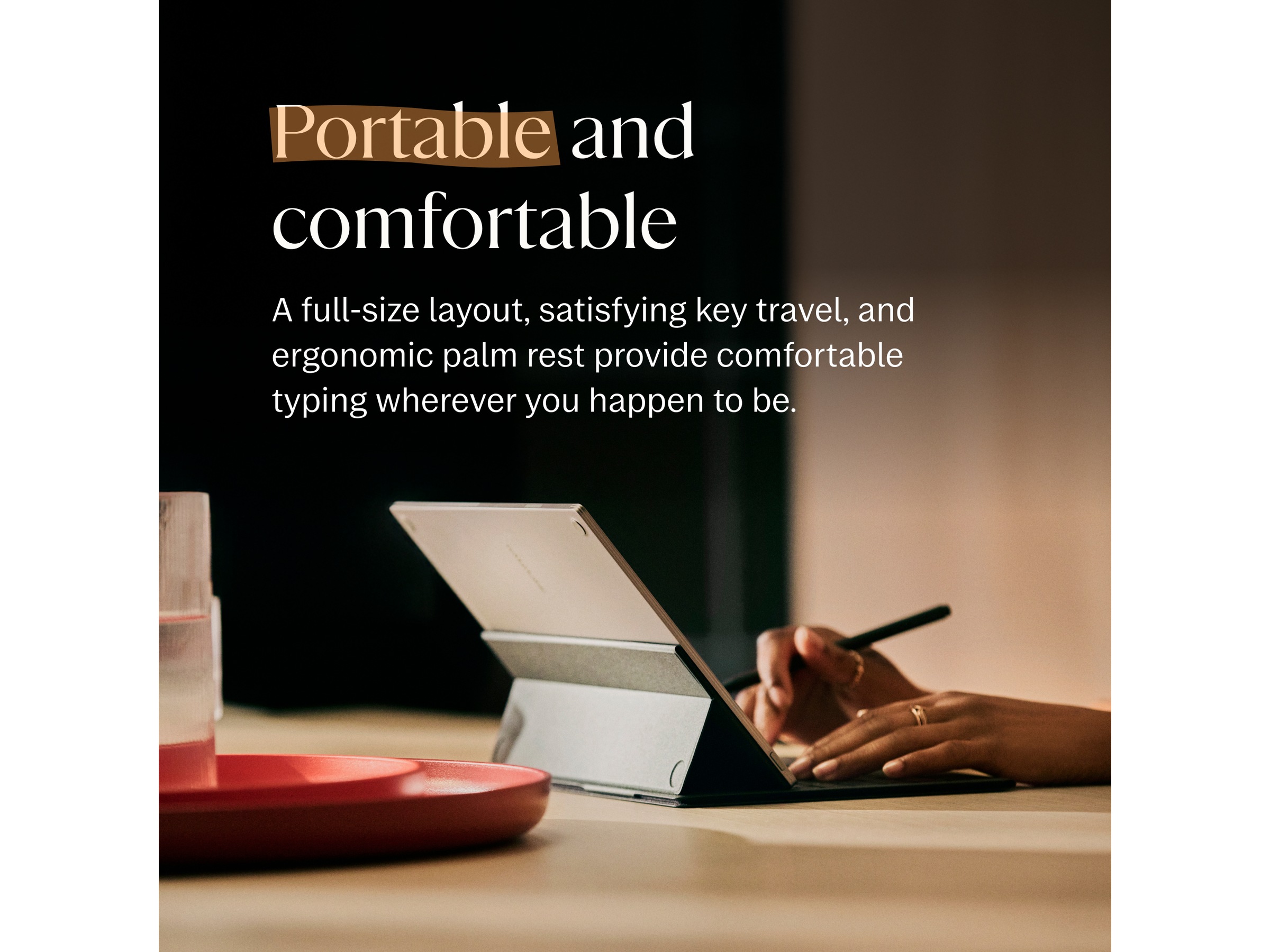 reMarkable Paper Pro Type Folio tastaturdeksel (basalt) Tilbehør til digitale notatblokker