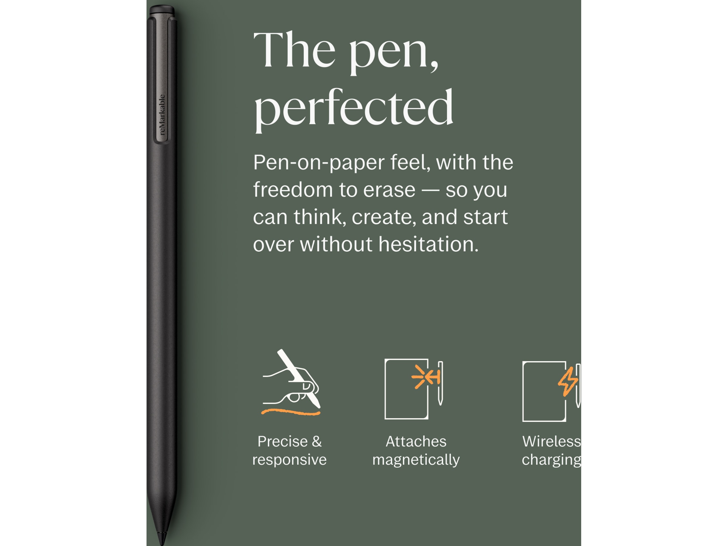 reMarkable Paper Pro 11,8" 64GB inkl. Marker Plus og Book Folio (sort skinn) Digitale notatblokker