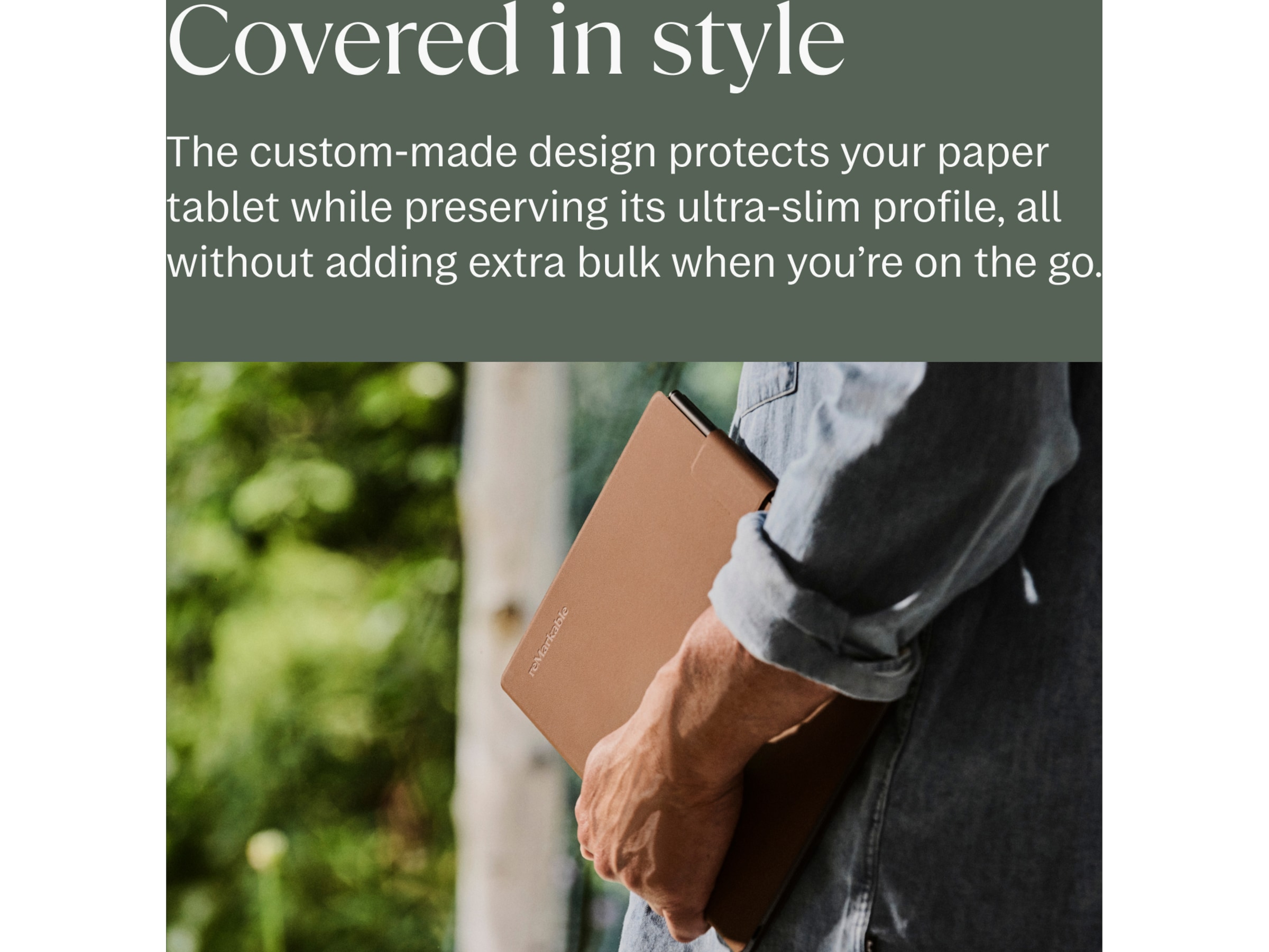 reMarkable Paper Pro Book Folio (sort) Tilbehør til digitale notatblokker