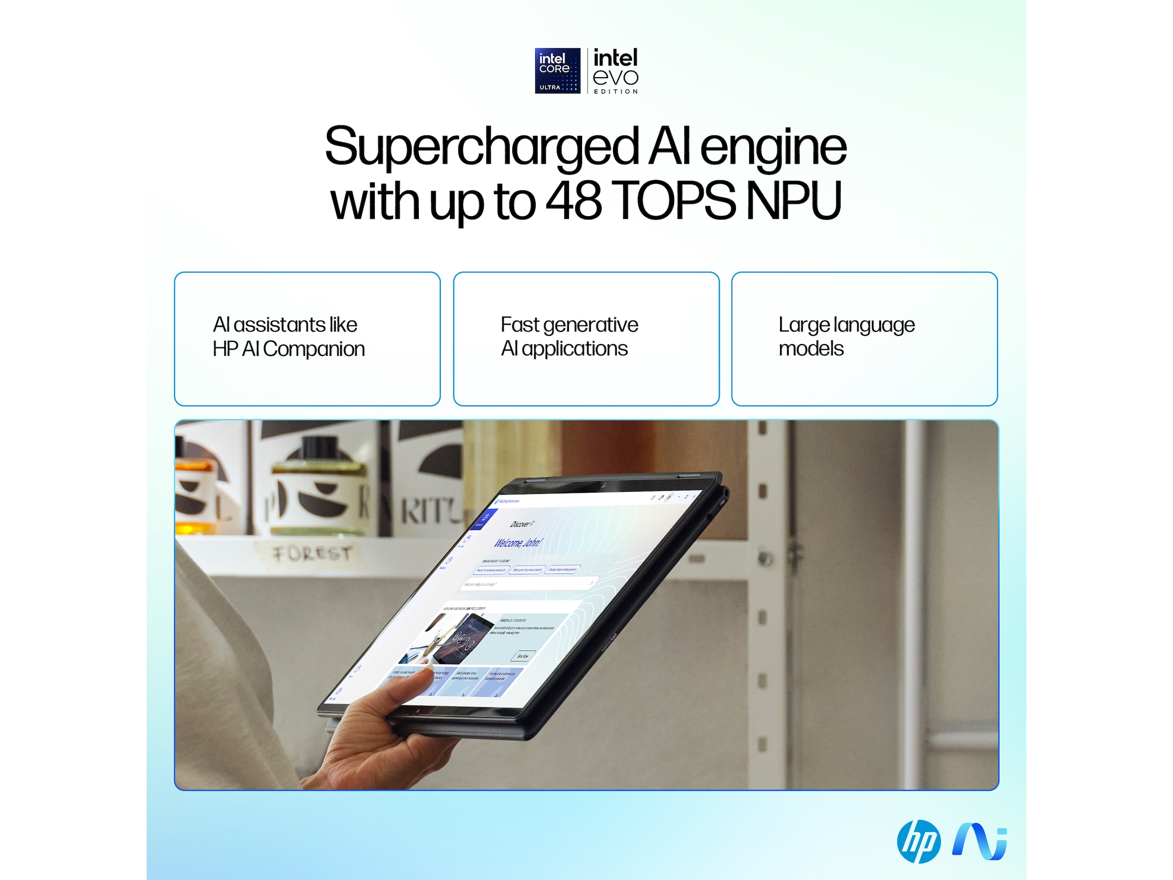 HP OmniBook Ultra Flip AI PC 14-fh0093no 14" 3K OLED Touch PC - Bærbar / laptop