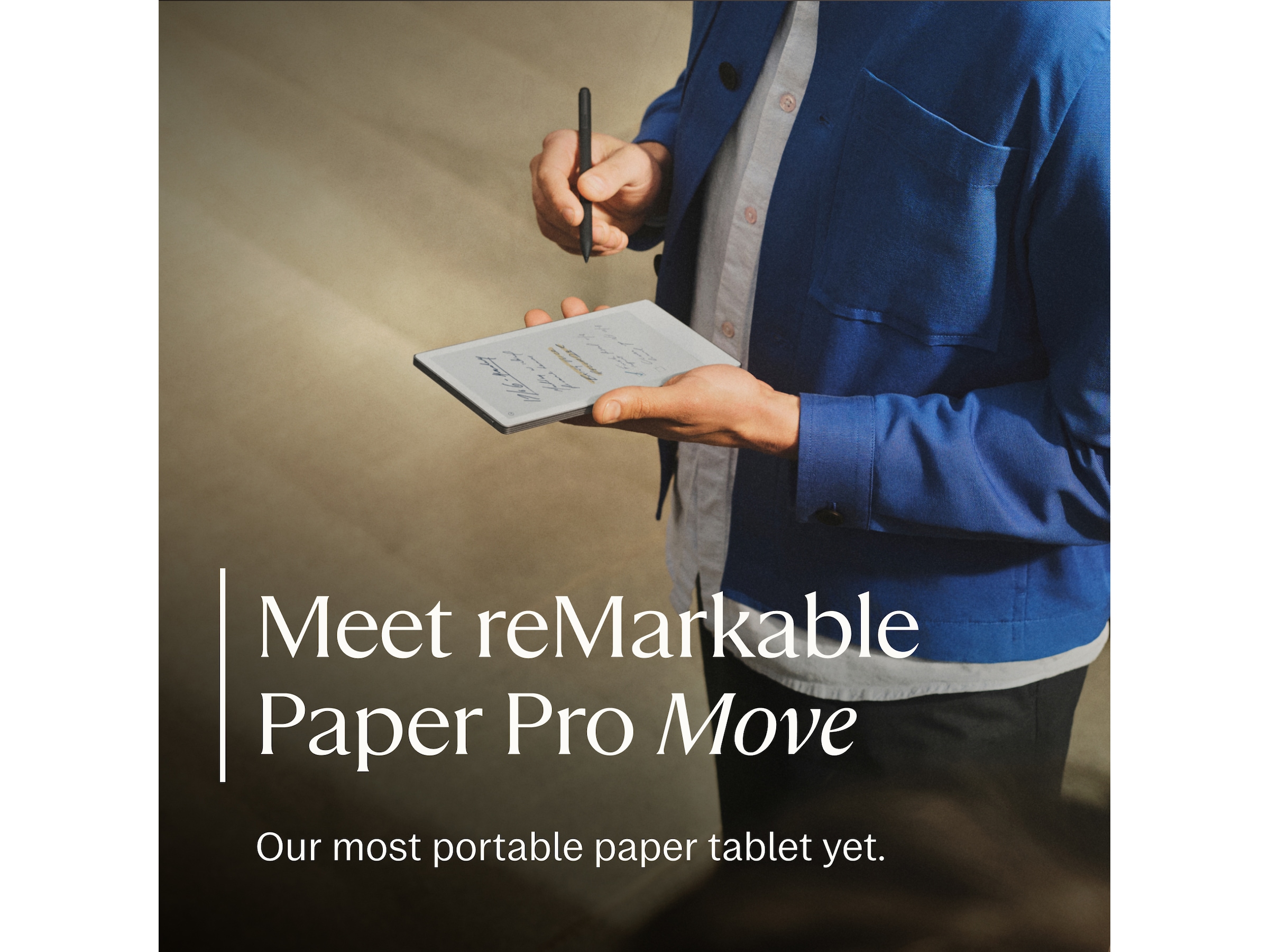 reMarkable Paper Pro Move 7.3" inkl. Marker Plus & Book Folio (basalt) Digitale notatblokker