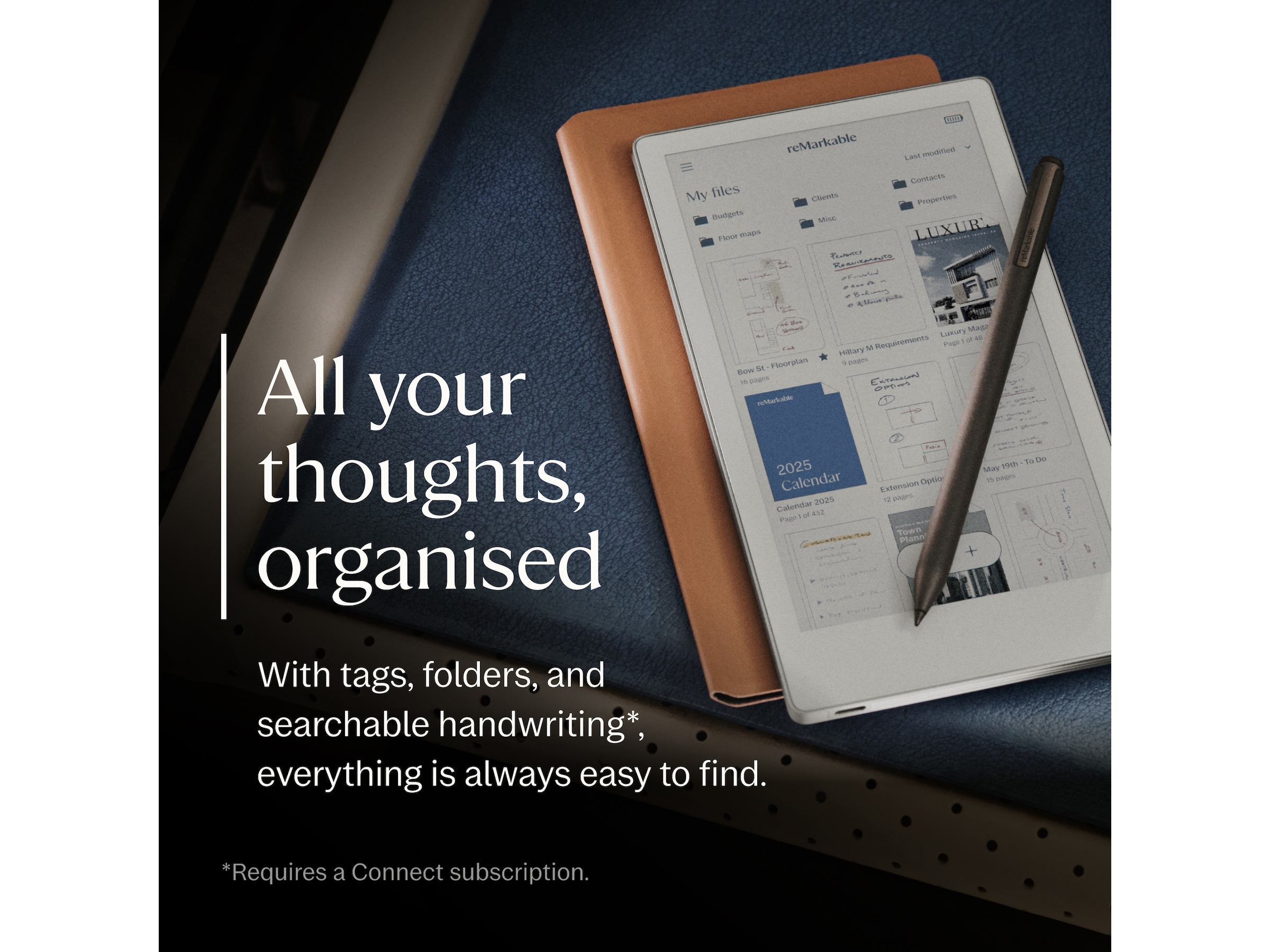 reMarkable Paper Pro Move 7.3" inkl. Marker Plus Digitale notatblokker