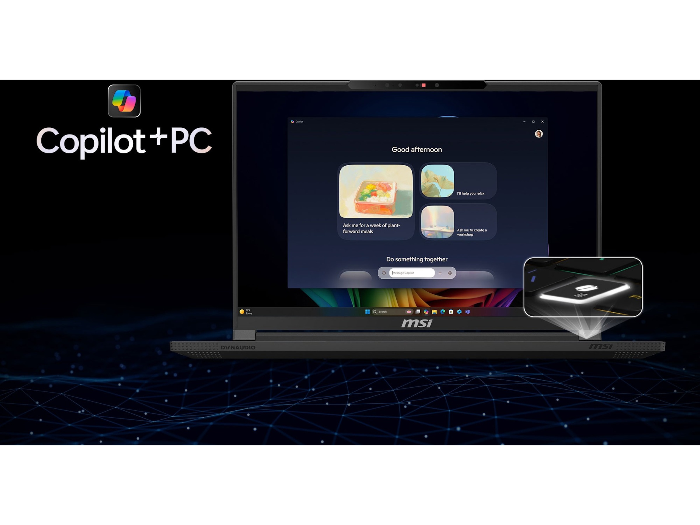 MSI Stealth A16 AI+ 16" QHD+ OLED 240Hz Gaming laptop