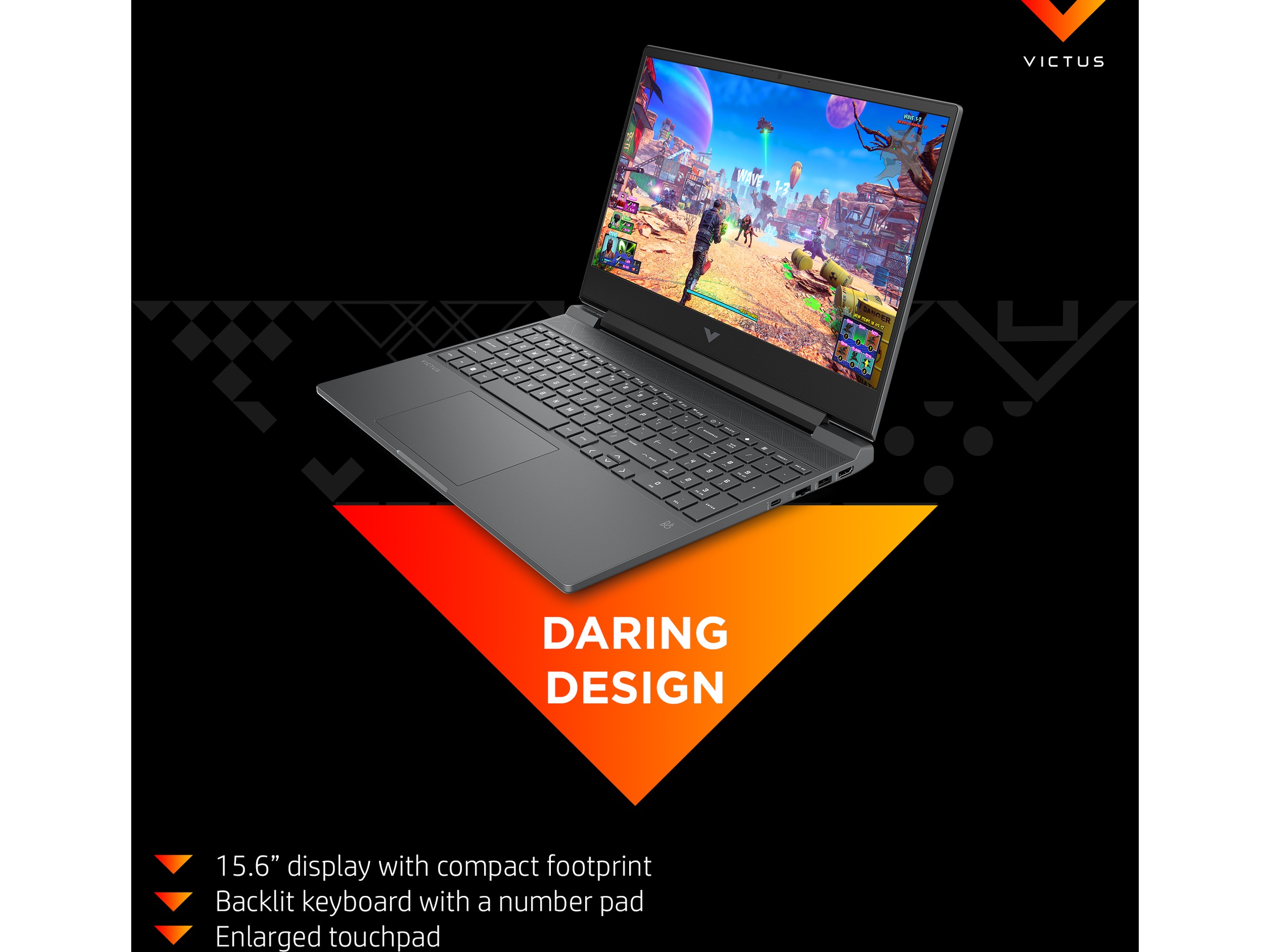 HP Victus Gaming Laptop 15-fb3019no 15,6" FHD 144 Hz -B-Grade Demo bærbar PC