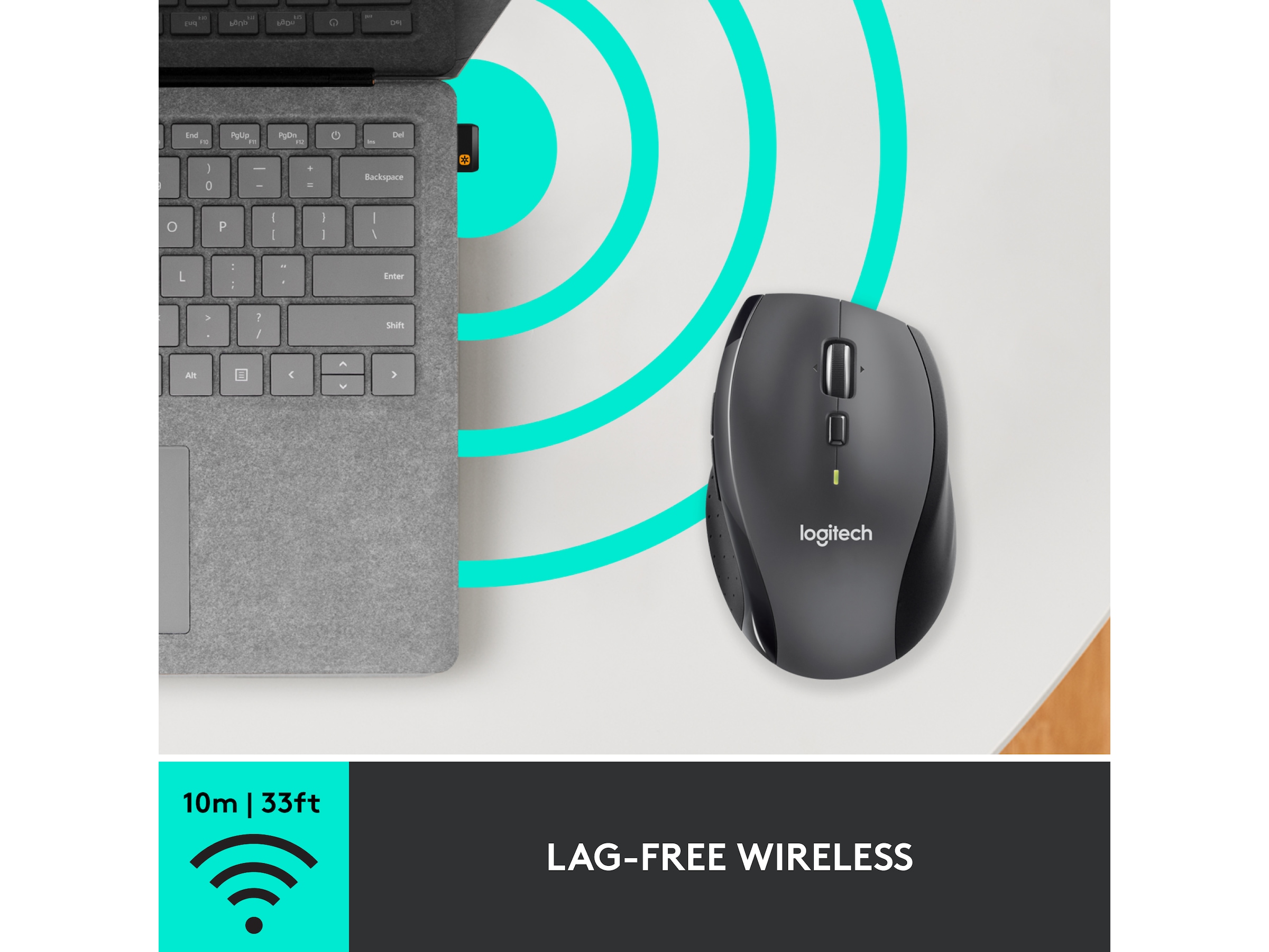 Logitech  M705 Trådløs Mus Mus