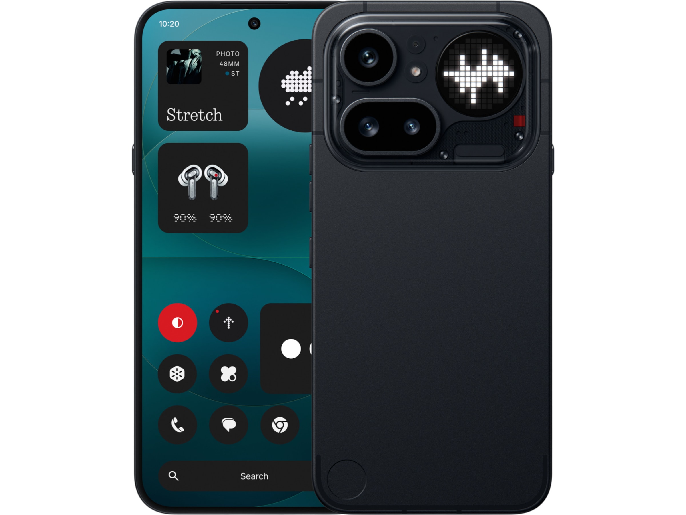 Nothing Phone (4a) Pro 128GB (sort) Mobiltelefoner