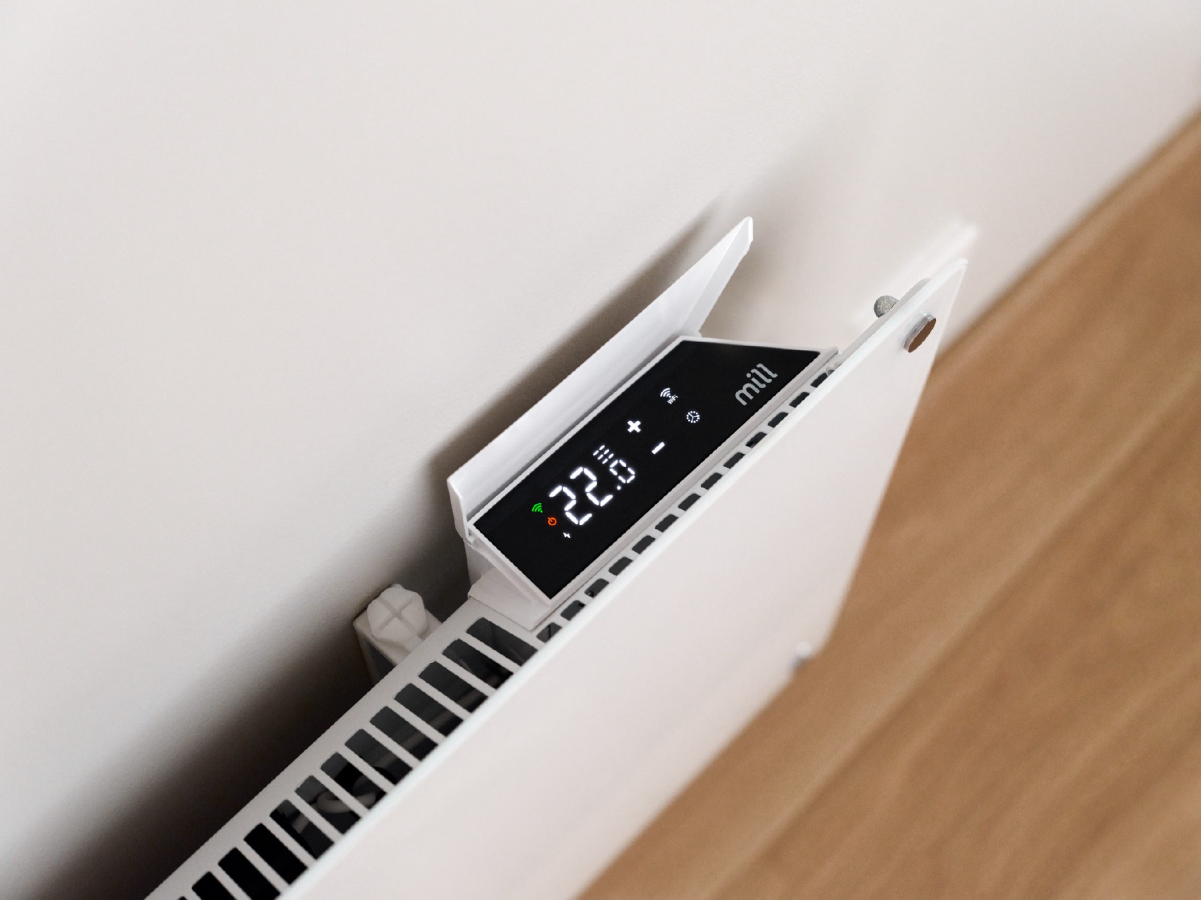 Mill Glass WiFi Gen 3 panelovn 400W  (hvit) Panelovner