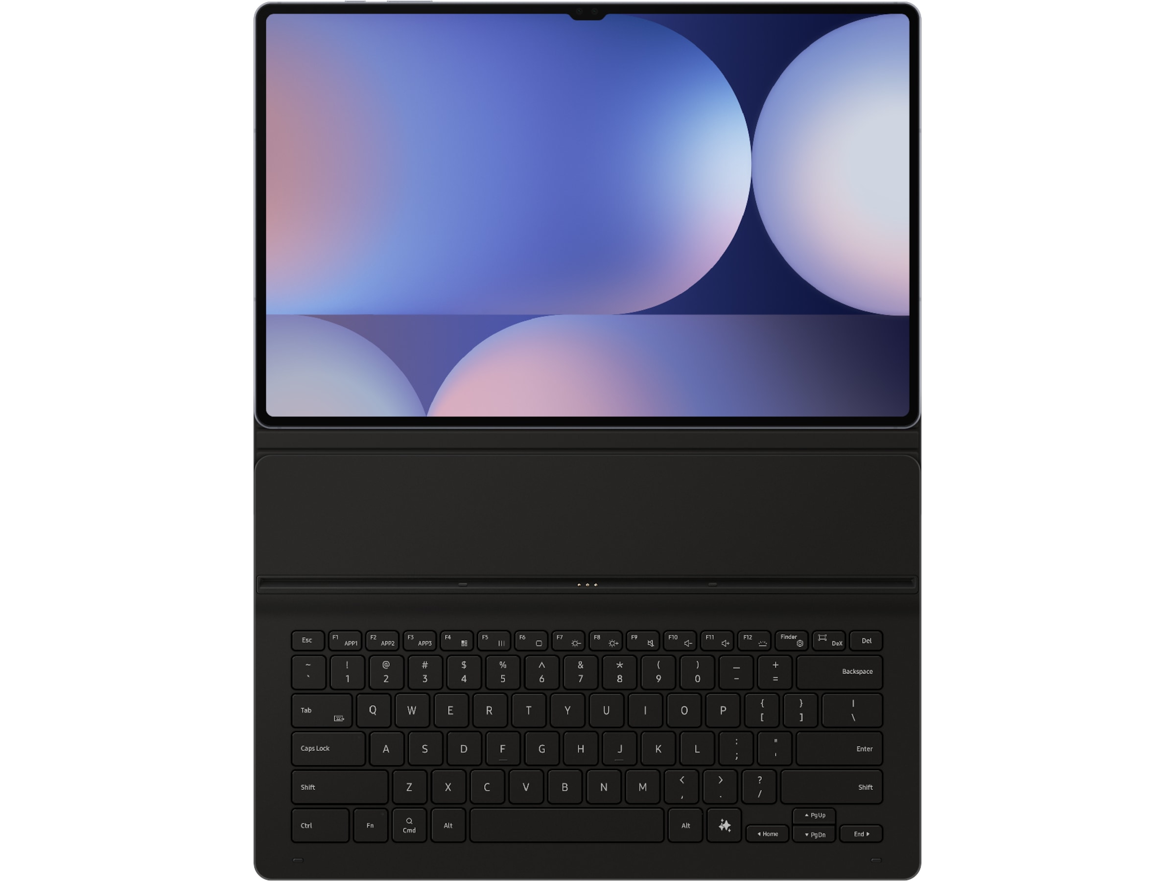 Samsung Galaxy Tab S10 Ultra / S9 Ultra Slim tastaturdeksel (sort) Deksel til nettbrett