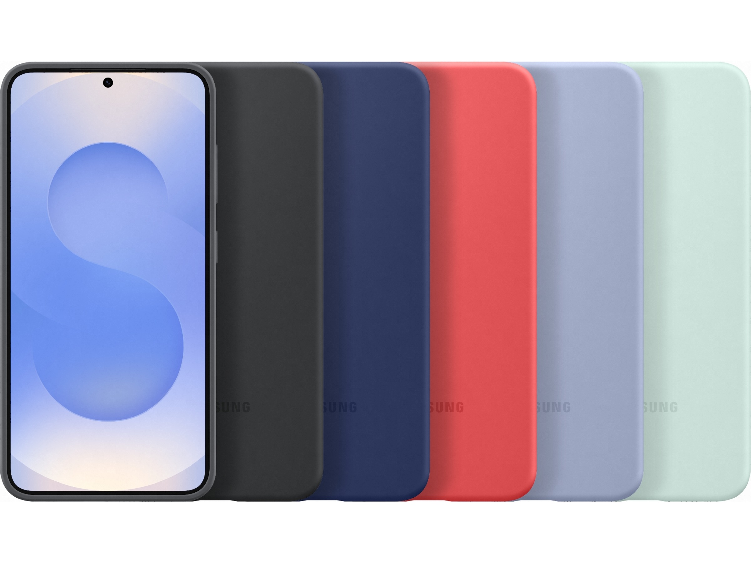 Samsung Galaxy S25 Silikondeksel (sort) Mobildeksel