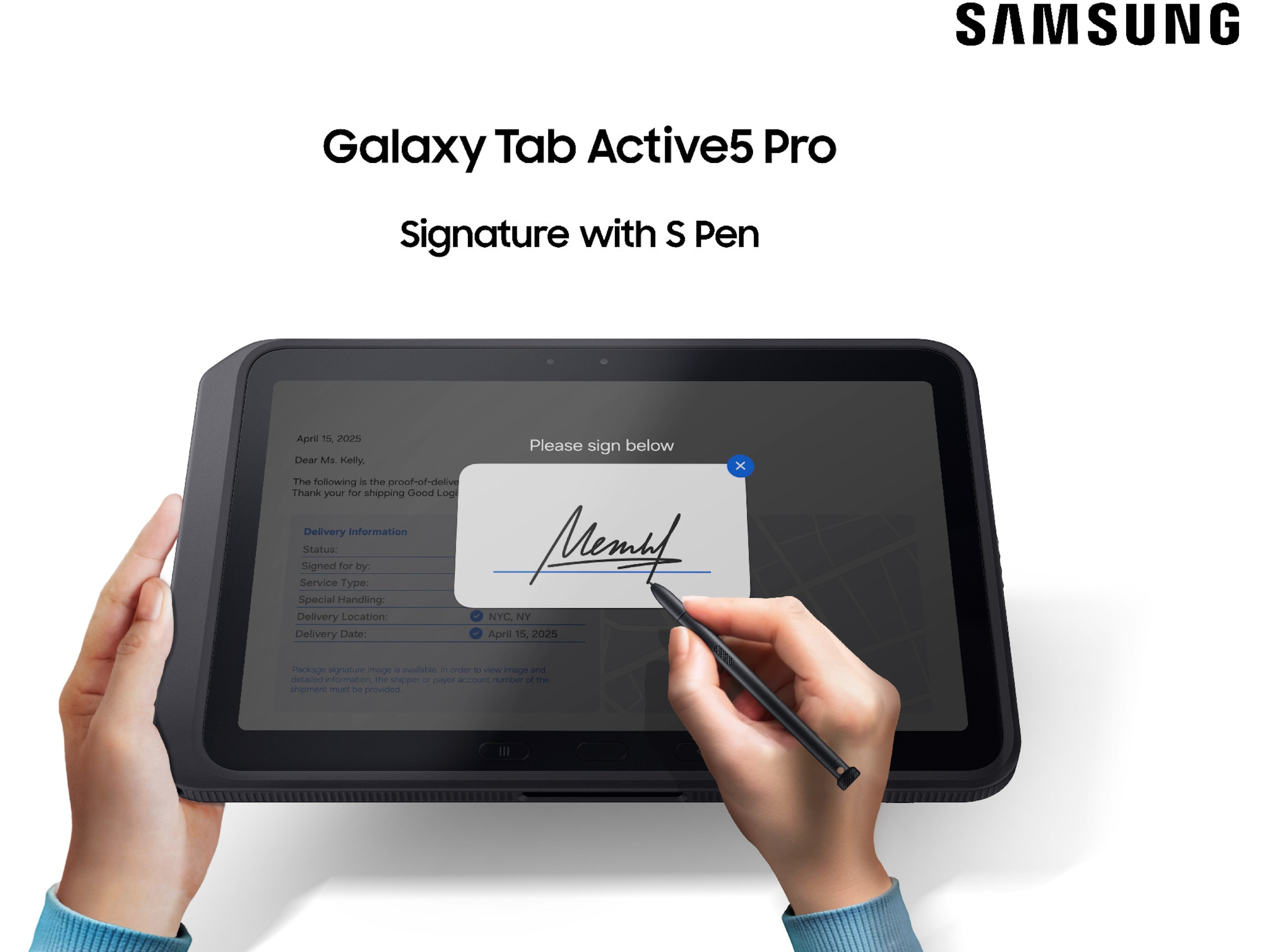 Galaxy Tab Active5 Pro 5G 256GB - Enterprise (sort) Nettbrett / iPad