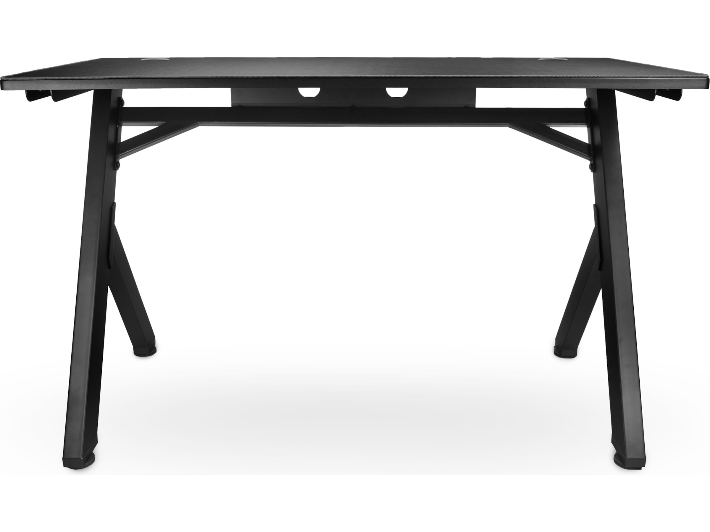 Svive Cygnus Gaming Desk matt sort med grå sømmer Gamingdesk