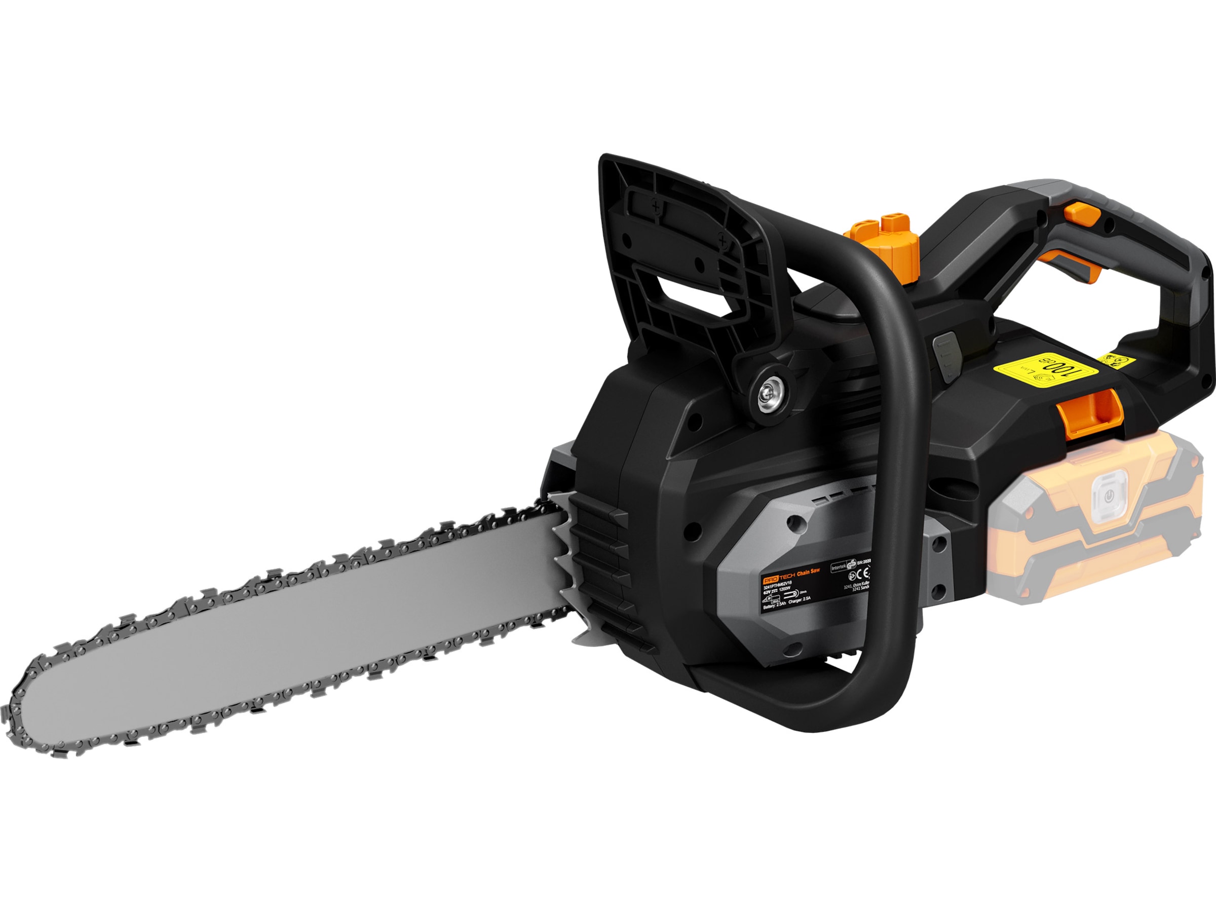 Protech +62 Volt børsteløs motorsag uten batteri Motorsager