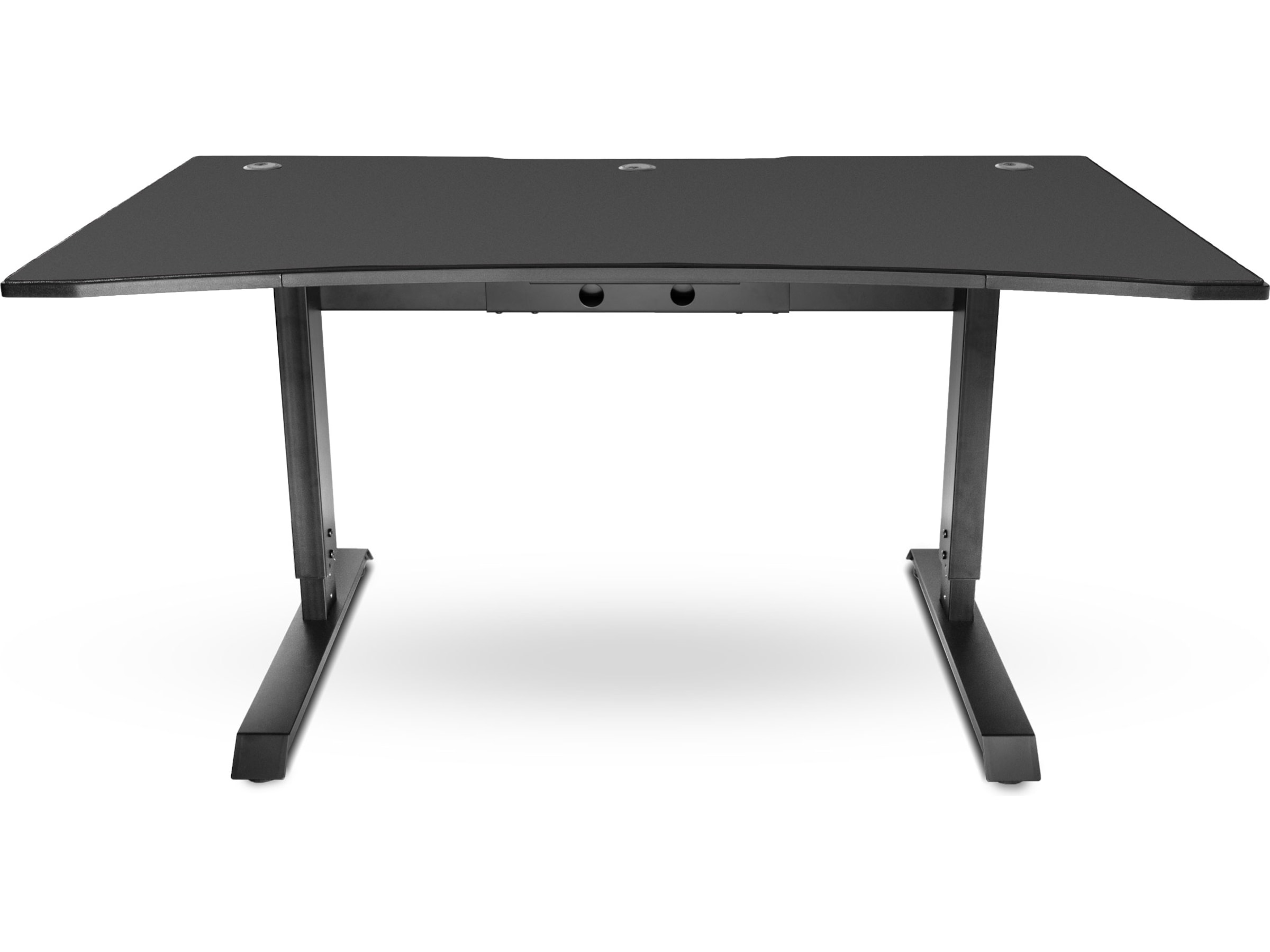 Svive Altair Gaming Desk matt sort med sorte sømmer Gamingdesk